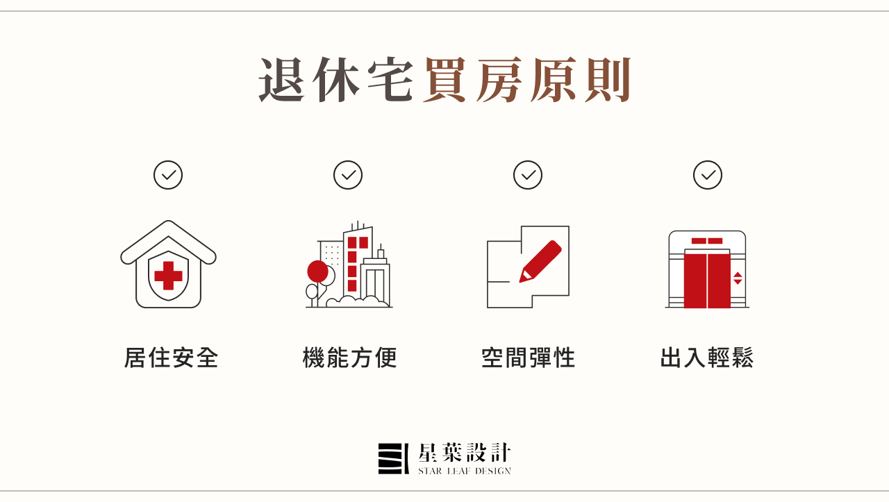 退休宅買房原則